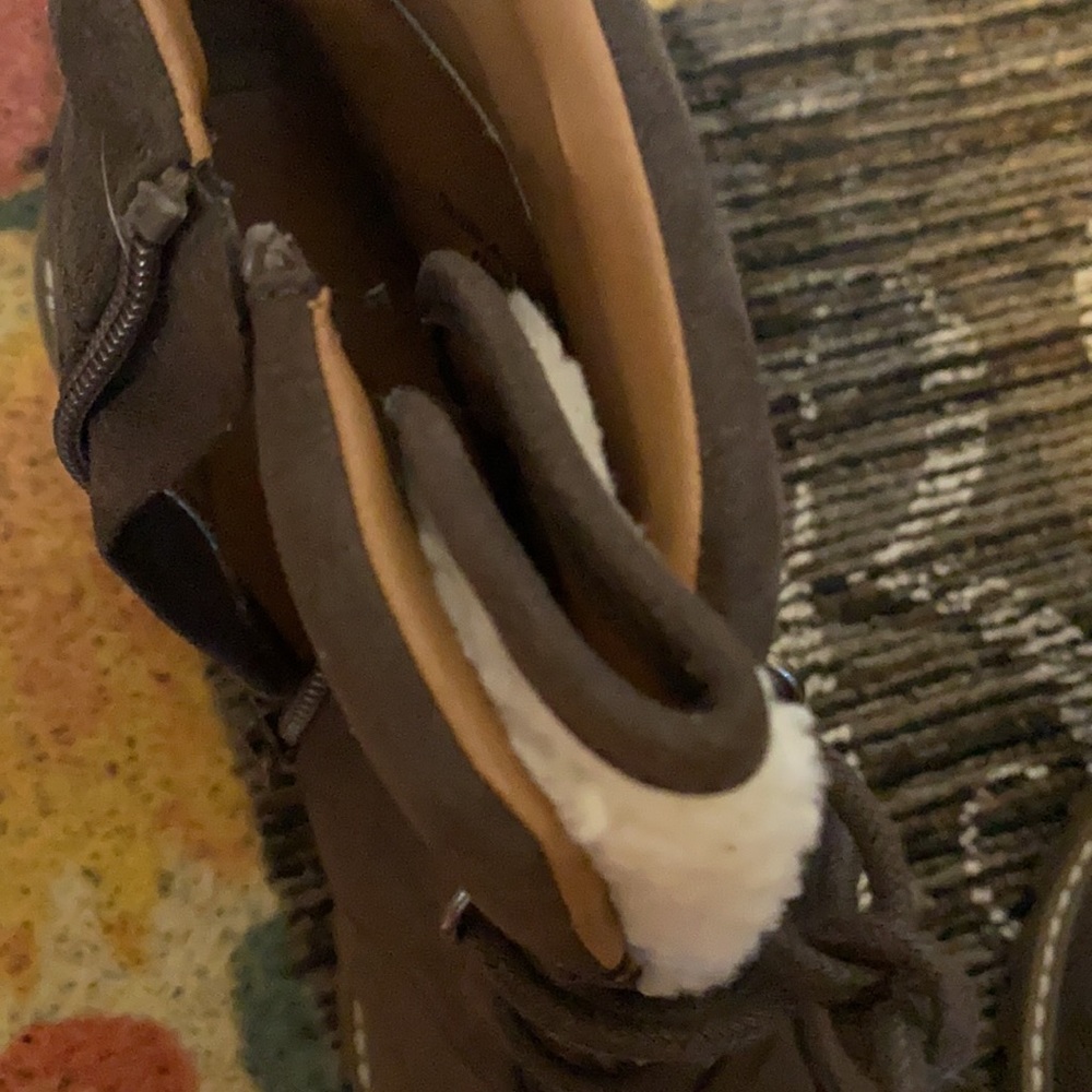 Lug Sole Booties Deep Chocolate - image 3